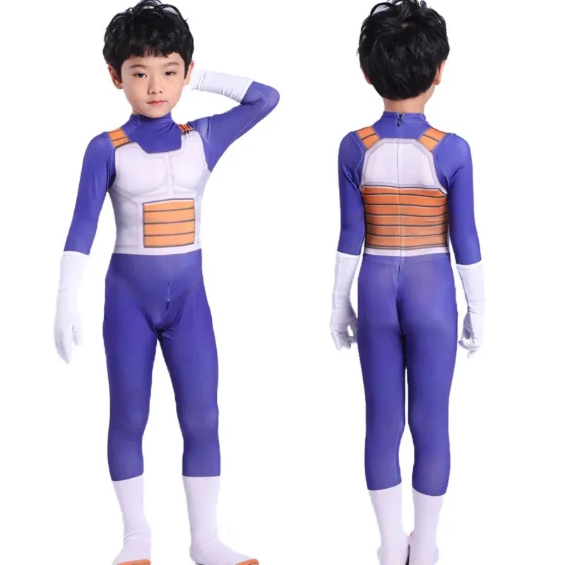 Anime Cosplay Youtube Shorts - زي سون غوكو للكبار، بدلة تنكرية