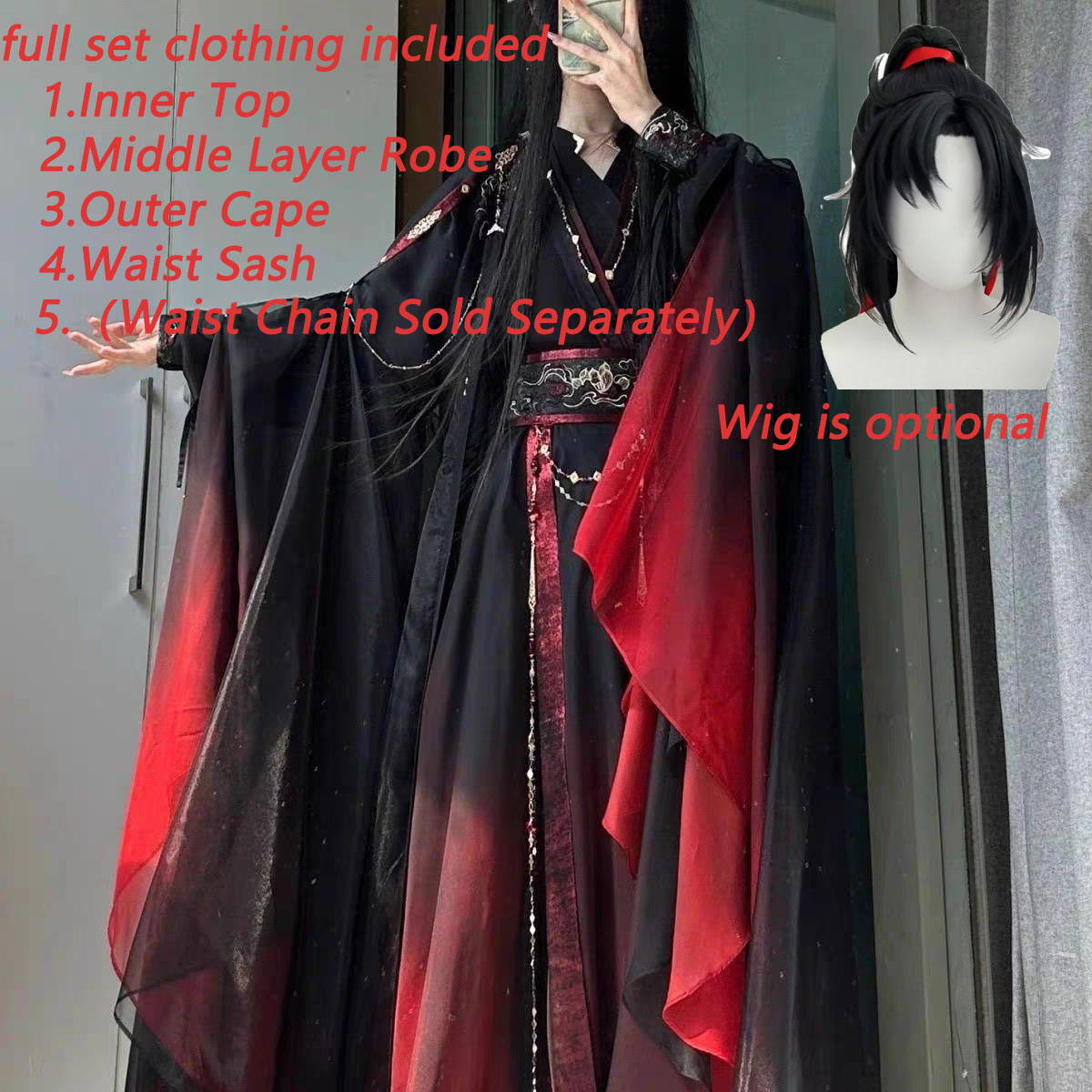 Anime Cosplay Clothes - طقم رداء شيانشيا الصيني القديم للجنسين