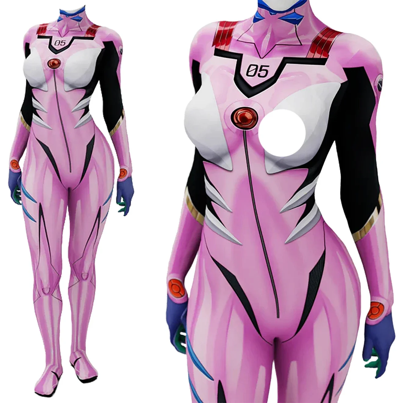 Anime Cosplay Girls - أزياء أنيمي إيفا 05 ماكينامي التأثيرية