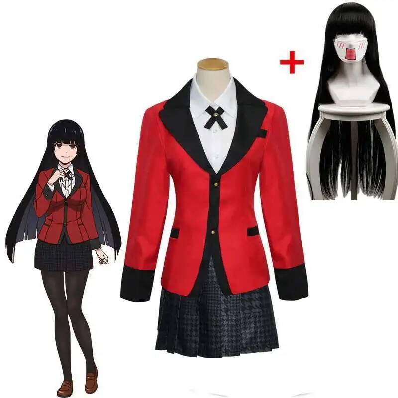 Anime Cosplay Kakegurui - أنيمي Kakegurui Yumeko Jabami تأثيري حلي