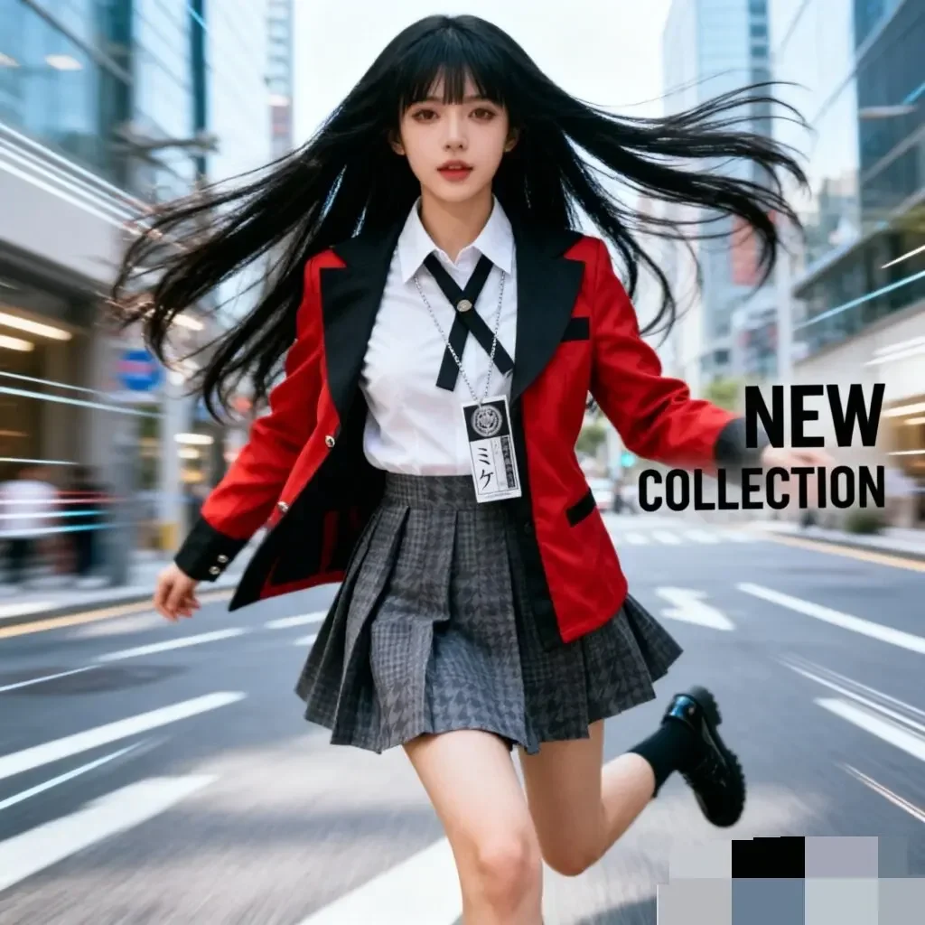 Anime Cosplay Kakegurui - زي تنكري أنمي كاكيجوروي جابامي يوميكو