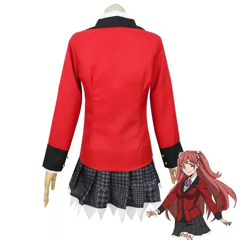Anime Cosplay Kakegurui - أزياء أنيمي يوميميت جابامي يوميكو التأثيرية