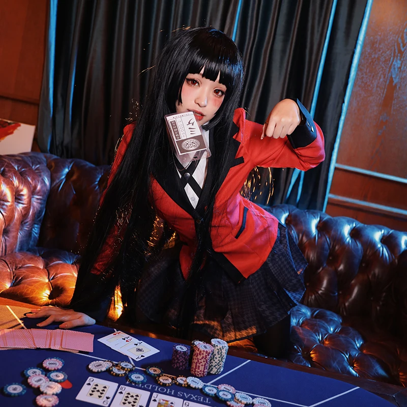زي تنكري لشخصية جابامي يوميكو  - مراجعة Anime Cosplay Kakegurui وسعره