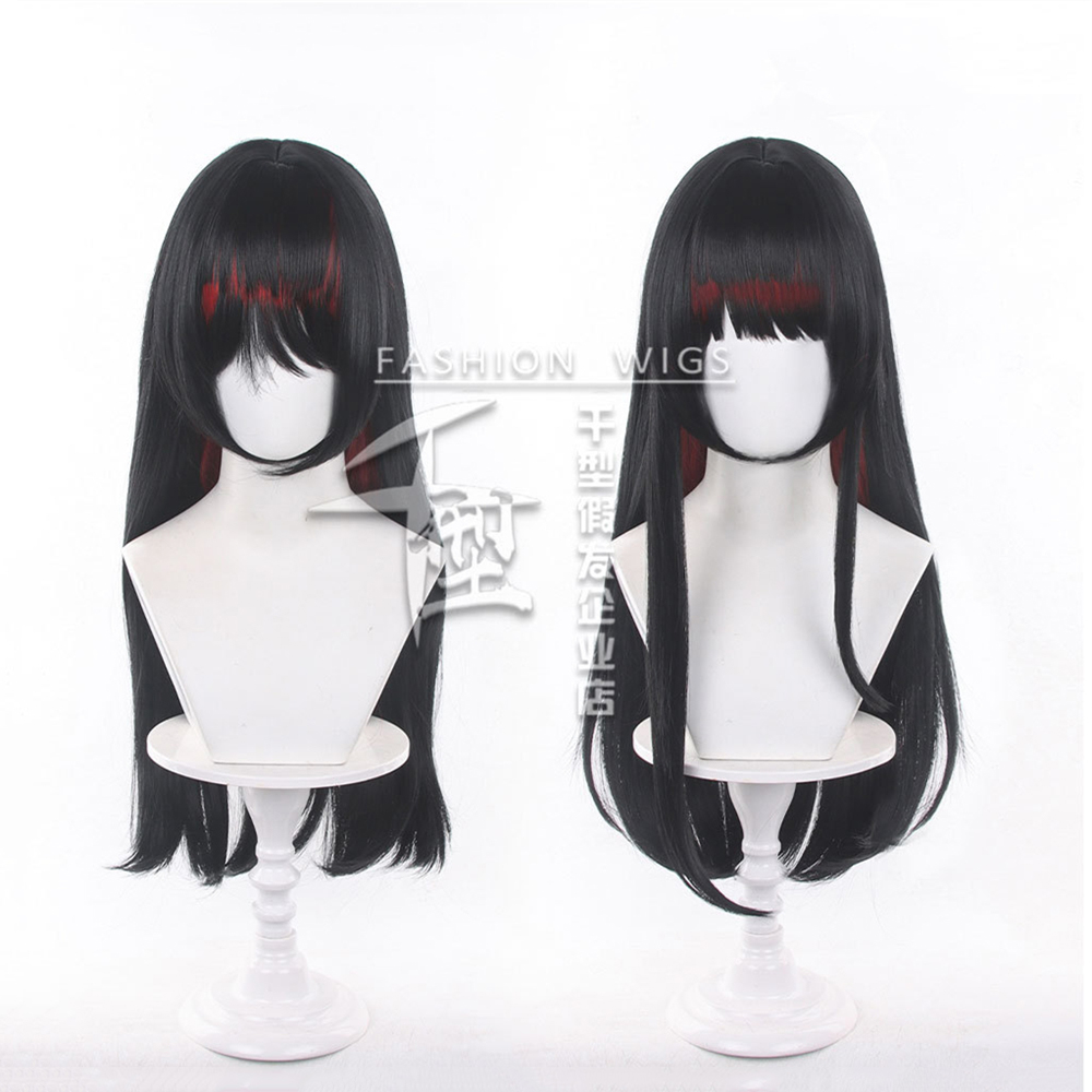 باروكة تنكرية لشخصية نيكايديو  - مراجعة Anime Cosplay Girl With Black Hair وسعره