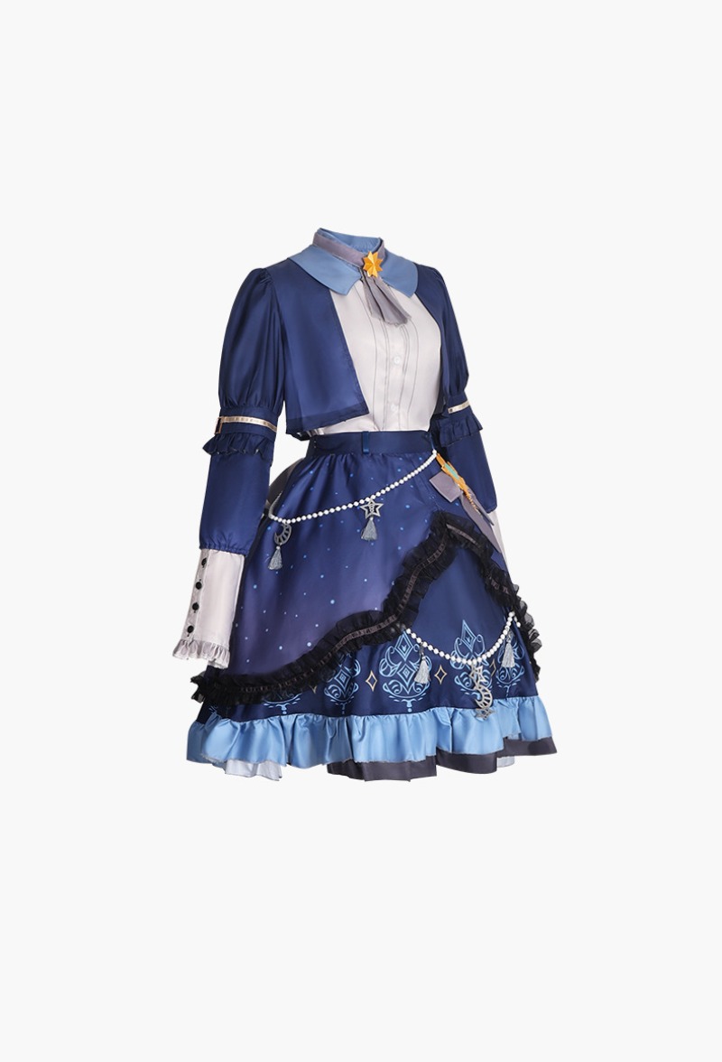 2025 PJSK نجوم فستان ملون ل Ak - مراجعة Anime Cosplay Clothes وسعره