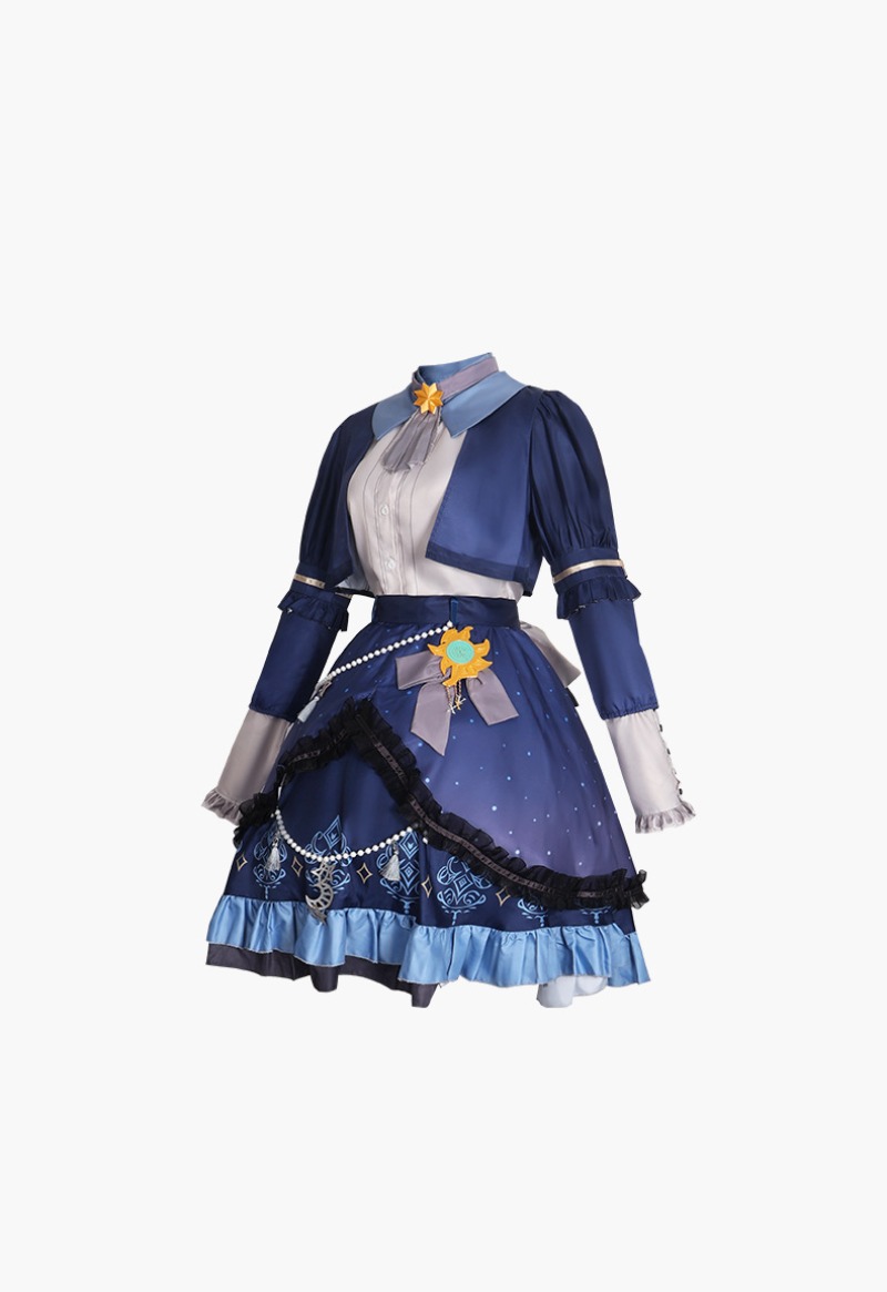 2025 PJSK نجوم فستان ملون ل Ak - مراجعة Anime Cosplay Clothes وسعره