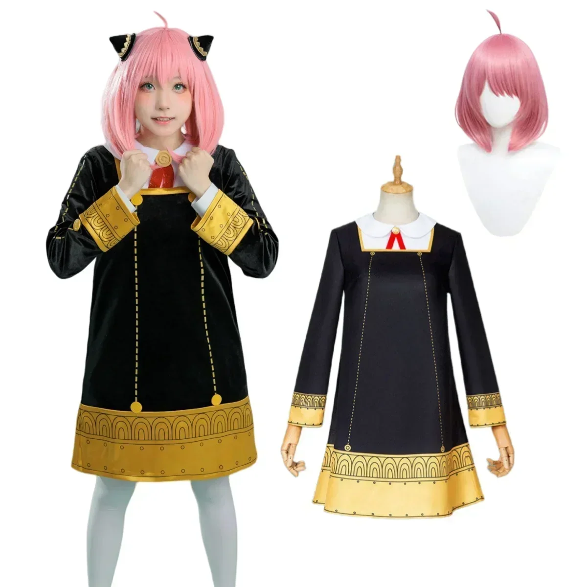 زي تنكري أنمي أنيا فورجر 2026  - مراجعة Anime Cosplay Anya وسعره