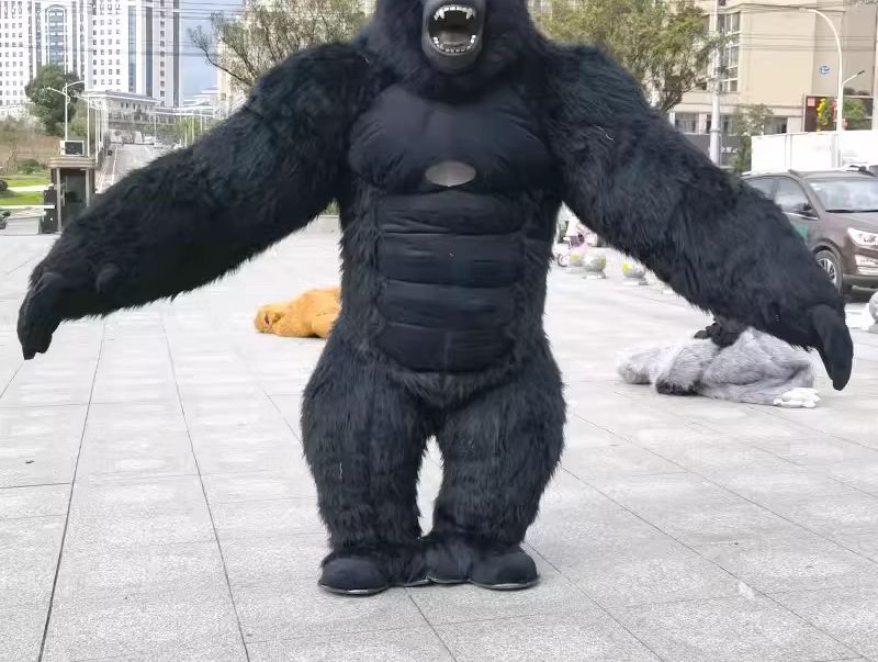الحياة الحقيقية نفخ الغوريلا ز - مراجعة Anime Cosplay Real Life وسعره
