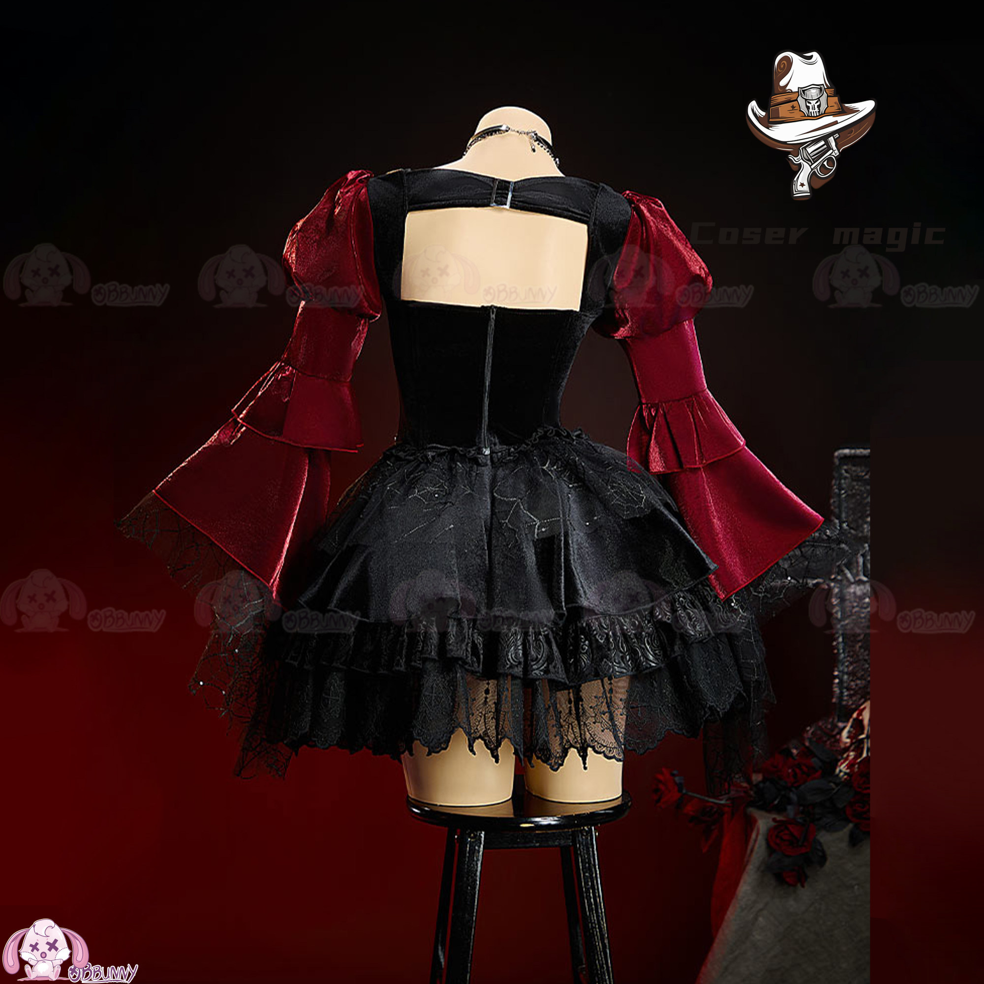 فستان لوليتا الأصلي ذو الطابع  - مراجعة Anime Cosplay Girls وسعره