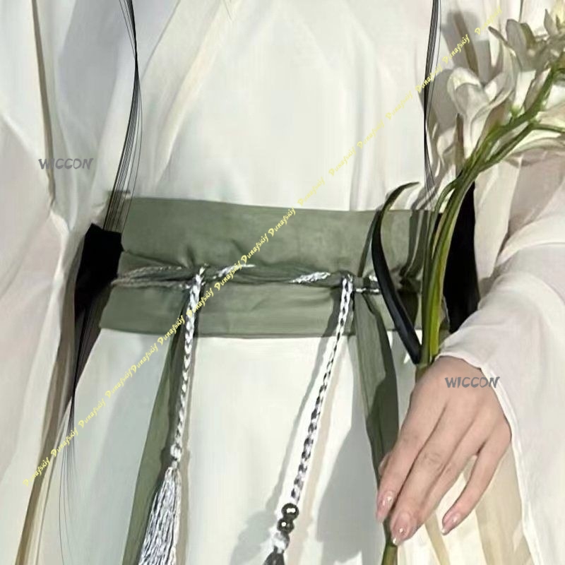 الصينية Hanfu كبيرة الأكمام عب - مراجعة Anime Cosplay Girl With Black Hair وسعره