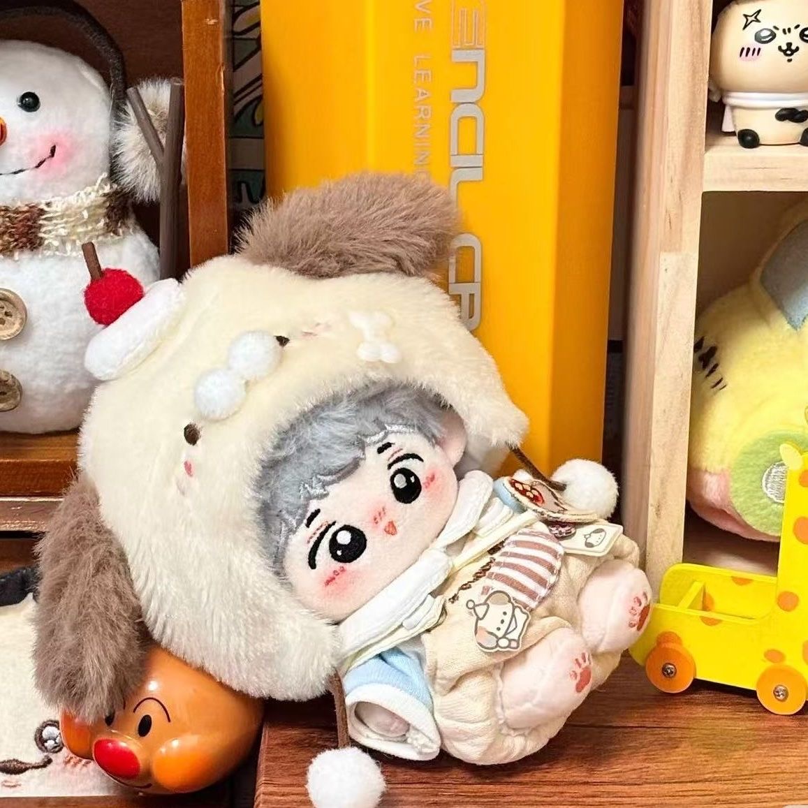 دمية قطنية بطول 10 سم ترتدي طق - مراجعة Anime Doll Cosplay وسعره