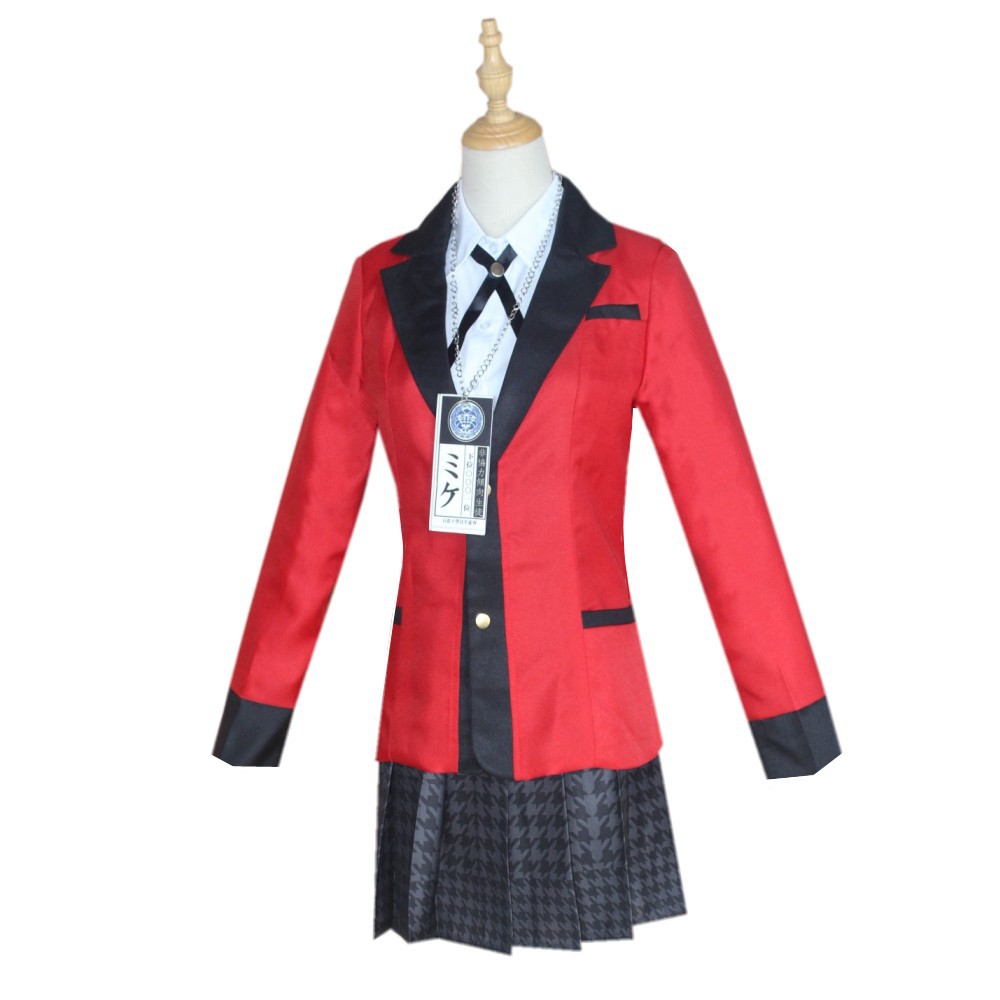 زي تنكري نسائي على شكل زي مدرس - مراجعة Anime Cosplay Kakegurui وسعره