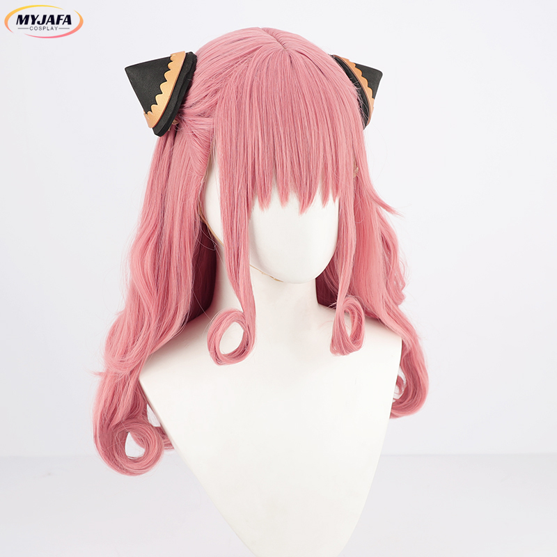 شعر مستعار تأثيري Anya Forger  - مراجعة Anime Cosplay Anya وسعره