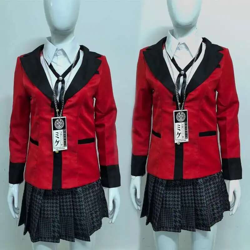 أزياء أنيمي Kakegurui Jabami Y - مراجعة Anime Cosplay Kakegurui وسعره