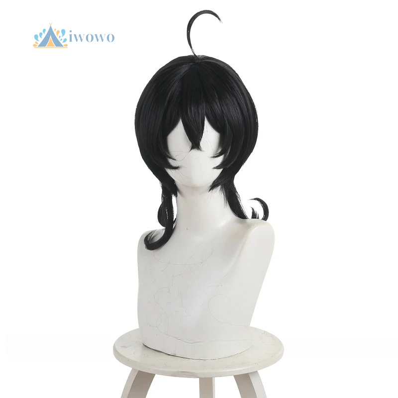 أنيمي ساندا شيوري Fuyumura شعر - مراجعة Anime Cosplay Girl With Black Hair وسعره
