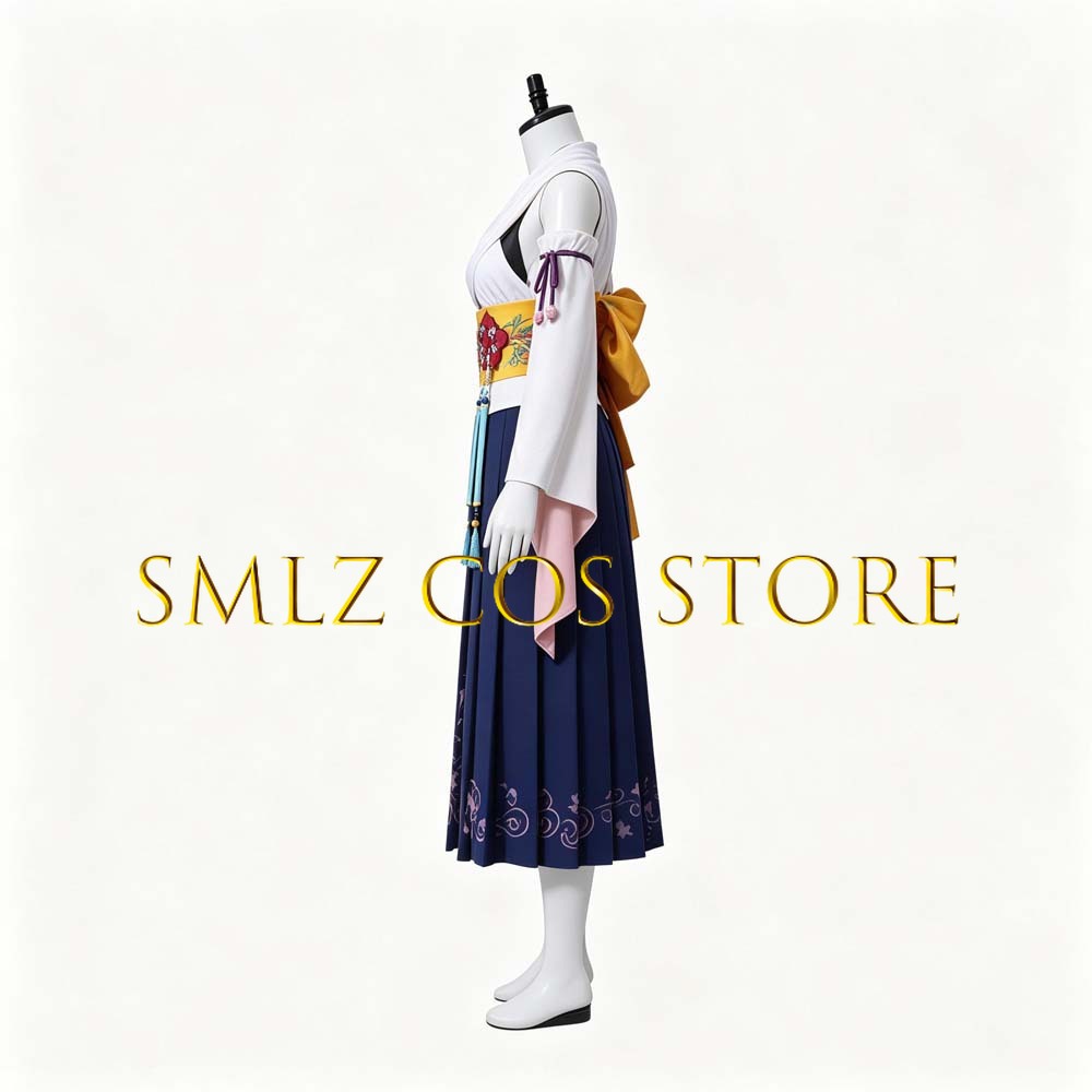 زي تنكري نسائي Smlz FFX يونا م - مراجعة Anime Cosplay Clothes وسعره