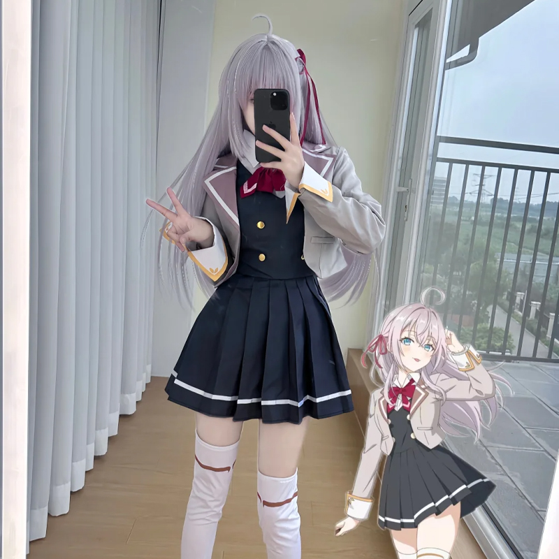 زي تنكري أنمي JK موحد لشخصية أ - مراجعة Anime Cosplay Alya وسعره