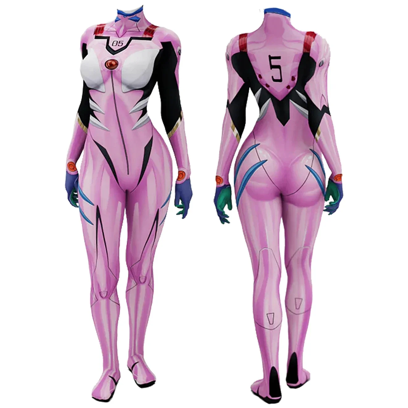 أزياء أنيمي إيفا 05 ماكينامي ا - مراجعة Anime Cosplay Girls وسعره