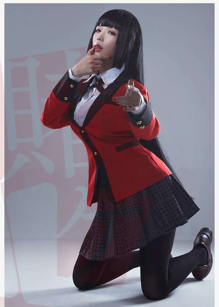 أنيمي Kakegurui Yumeko Jabami  - مراجعة Anime Cosplay Kakegurui وسعره