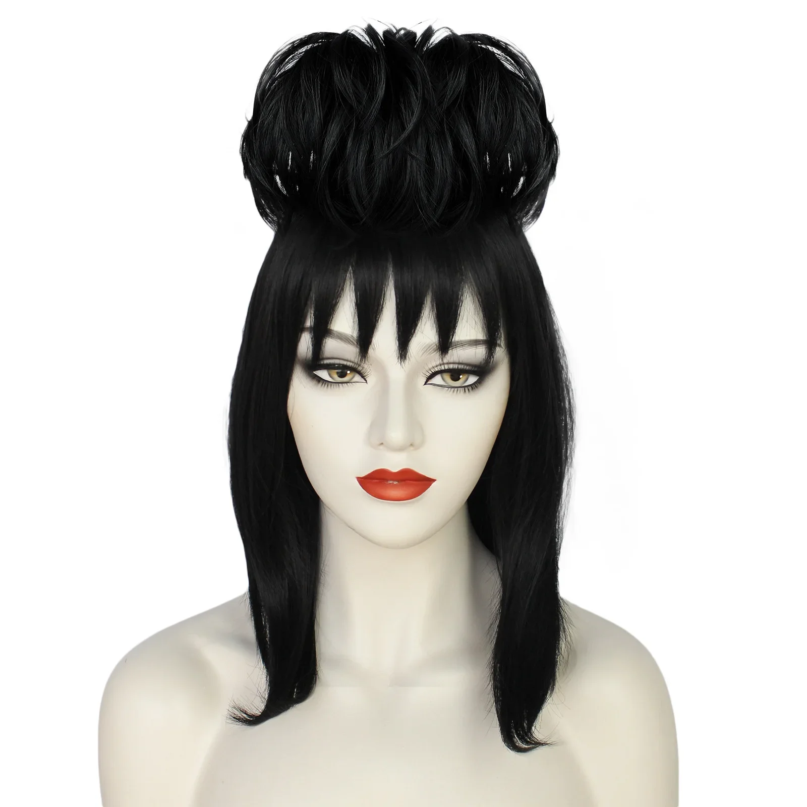 ليديا ديتز شعر مستعار تأثيري ا - مراجعة Anime Cosplay Girl With Black Hair وسعره
