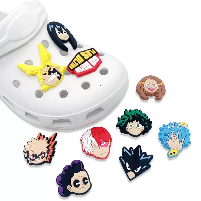 10-100 قطعة من زينة الأحذية ال - مراجعة My Hero Academia Belt وسعره
