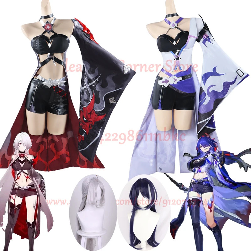 متوفر في المخزون أزياء Acheron - مراجعة Anime Cosplay Youtube Shorts وسعره