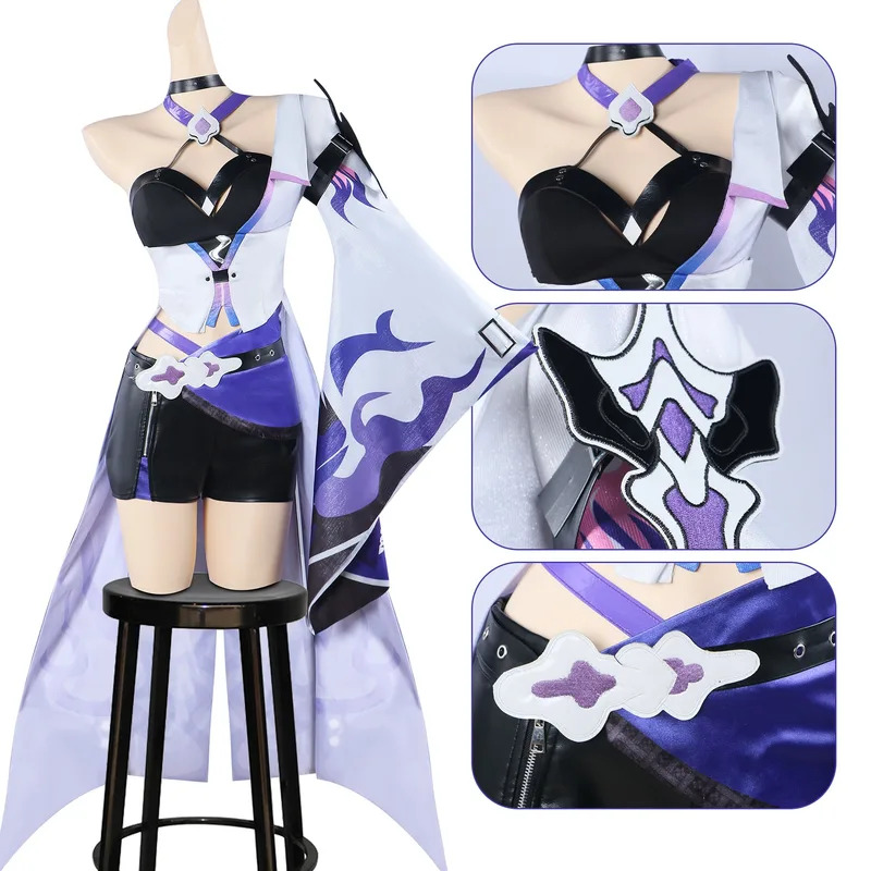 متوفر في المخزون أزياء Acheron - مراجعة Anime Cosplay Youtube Shorts وسعره